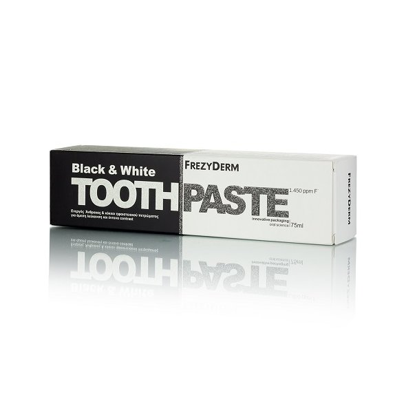 frezyderm toothpaste black and polish