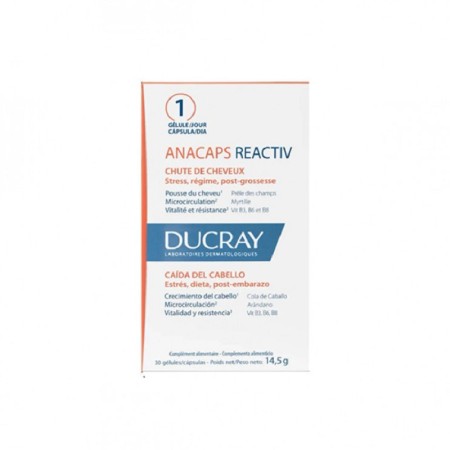 Ducray Anacaps Reactiv 30caps, -30% στο δεύτερο προϊόν