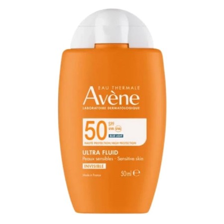 Avene Ultra Fluid Invisible Blue Light SPF50 Αντηλιακή Κρέμα Προσώπου 50ml