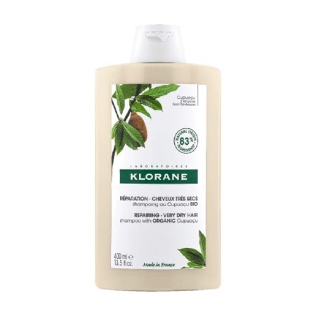 Klorane Cupuacu Shampooing Σαμπουάν για Πολύ Ξηρά/Κατεστραμμένα Μαλλιά 400ml
