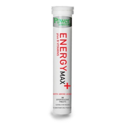 Power Health Energy Max Plus Vitamins B With Amino Acids Συμπλήρωμα Διατροφής Εκχυλίσματος Βιταμινών