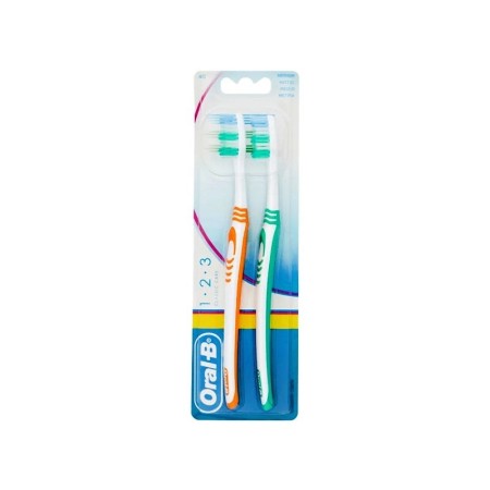 ORAL B Οδοντόβουρτσα 1.2.3 Classic Care Medium 40 2τμχ