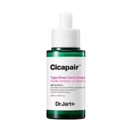 Dr. Jart+ Cicapair Tiger Grass Camo Drops SPF35 Καταπραϋντικός Ορός για το Πρόσωπο, 30ml