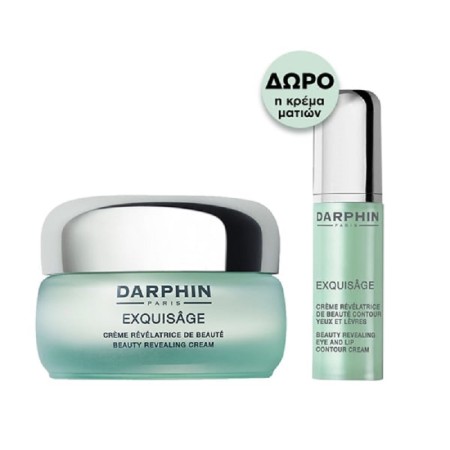 Darphin Exquisage Set, Exquisage Beauty Revealing Cream 50ml & Exquisage Eye and Lip Contour Cream 15ml