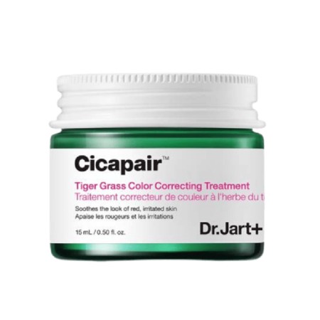 Dr. Jart+ Cicapair Tiger Grass Color Correcting Treatment Κρέμα Προσώπου Ημέρας για Ευαίσθητες Επιδερμίδες κατά της Ερυθρότητας, 15ml